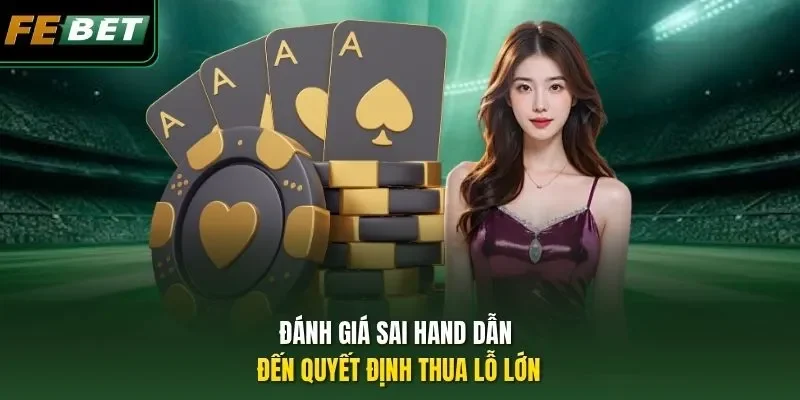 Kinh Nghiệm Poker - Bí Quyết Giúp Làm Chủ Mọi Ván Đấu 2026 Đánh giá sai hand dẫn đến quyết định thua lỗ lớn