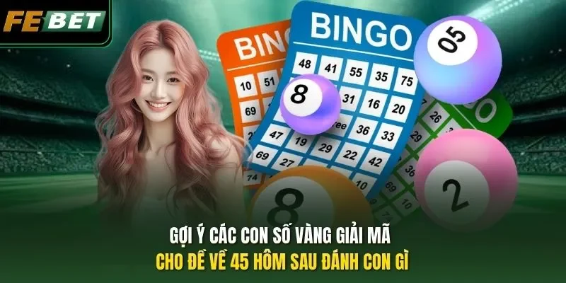 Gợi ý các con số vàng giải mã cho đề về 45 hôm sau đánh con gì