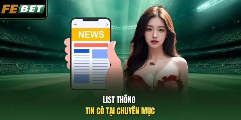 List thông tin có tại chuyên mục